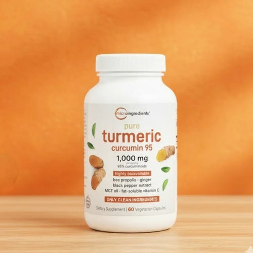 TURMERIC - Suplemento con curcumina de cúrcuma pura 95%