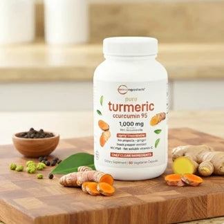 TURMERIC - Suplemento con curcumina de cúrcuma pura 95%